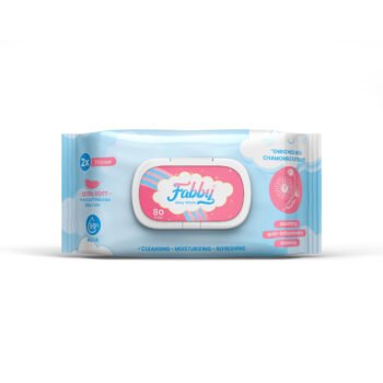 Fabby Premium Baby Wipes with Lid