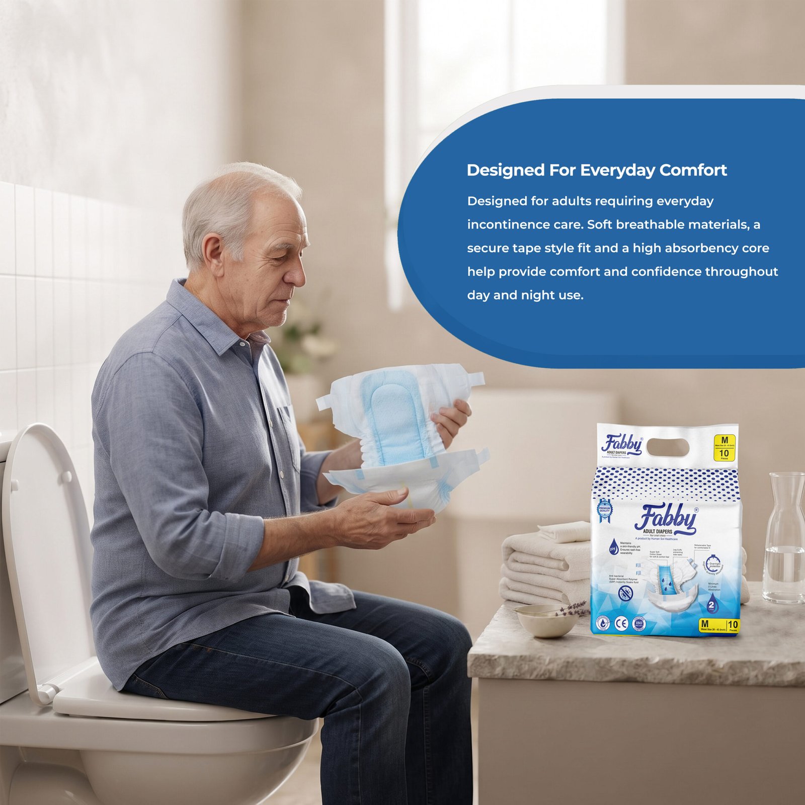 Fabby Premium Adult Diaper - Image 4