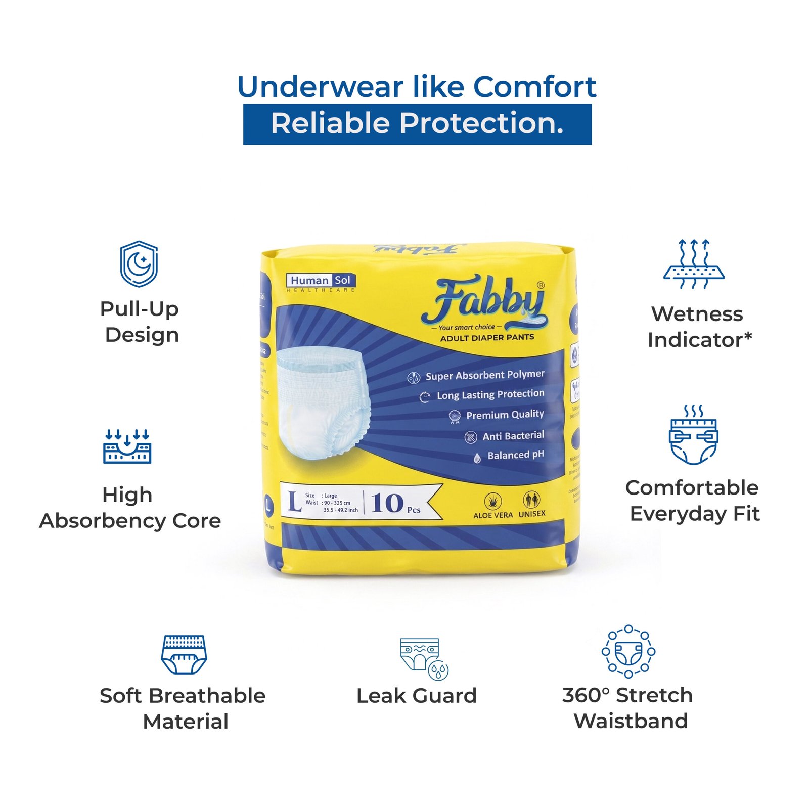 Fabby Premium Adult Diaper Pants - Image 3